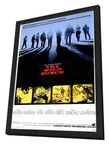 The Wild Bunch 11 x 17 Movie Poster - Style A - in Deluxe Aluminum Frame