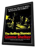 Gimme Shelter - Rolling Stones 11 x 17 Movie Poster - Style A - in Deluxe Aluminum Frame
