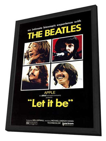 Let it Be 11 x 17 Movie Poster - Style A - in Deluxe Aluminum Frame