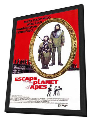 Escape From The Planet of The Apes 11 x 17 Movie Poster - Style A - in Deluxe Aluminum Frame
