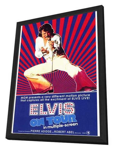 Elvis On Tour 11 x 17 Movie Poster - Style A - in Deluxe Aluminum Frame