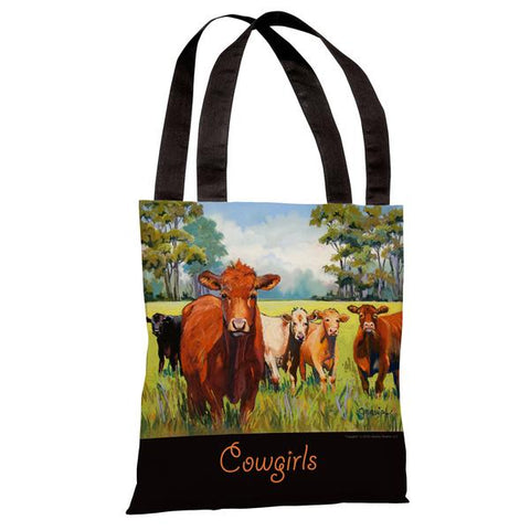Cowgirls Tote Bag by Graviss Studios