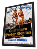 Gentlemen Prefer Blondes 11 x 17 Movie Poster - Style B - in Deluxe Aluminum Frame