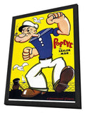 Popeye 11 x 17 Movie Poster - Style A - in Deluxe Aluminum Frame