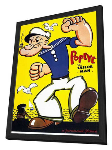 Popeye 11 x 17 Movie Poster - Style A - in Deluxe Aluminum Frame