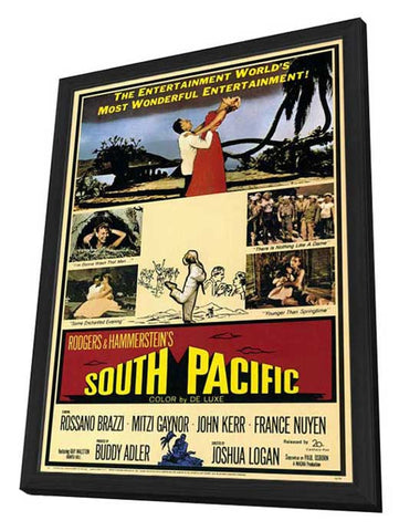 South Pacific 11 x 17 Movie Poster - Style A - in Deluxe Aluminum Frame