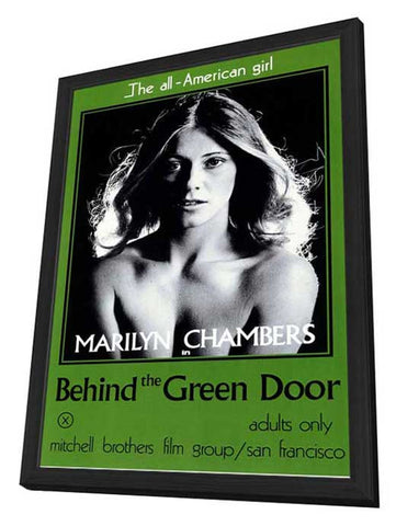 Behind the Green Door 11 x 17 Movie Poster - Style A - in Deluxe Aluminum Frame