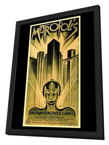 Metropolis 11 x 17 Movie Poster - Style B - in Deluxe Aluminum Frame