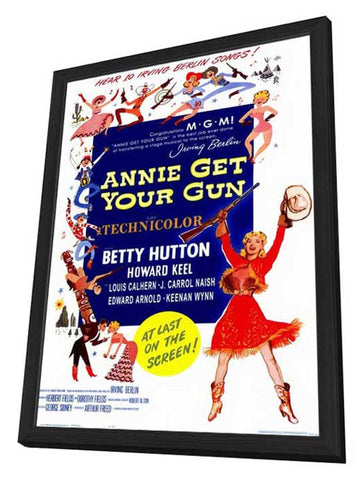 Annie Get Your Gun 11 x 17 Movie Poster - Style A - in Deluxe Aluminum Frame