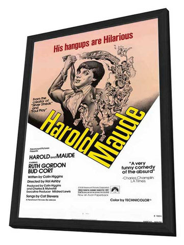 Harold and Maude 11 x 17 Movie Poster - Style A - in Deluxe Aluminum Frame
