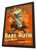 Play Ball With Babe Ruth 11 x 17 Movie Poster - Style A - in Deluxe Aluminum Frame