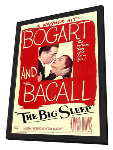 The Big Sleep 11 x 17 Movie Poster - Style A - in Deluxe Aluminum Frame