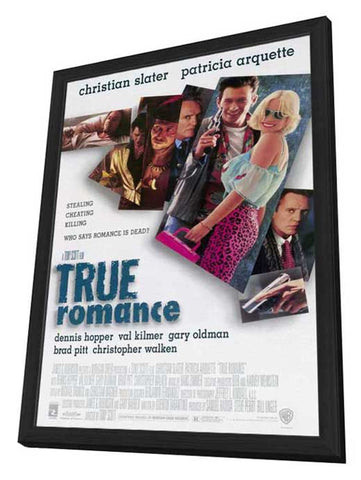 True Romance 11 x 17 Movie Poster - Style A - in Deluxe Aluminum Frame