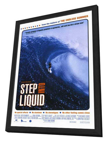 Step Into Liquid 11 x 17 Movie Poster - Style A - in Deluxe Aluminum Frame