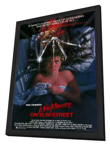 A Nightmare on Elm Street 11 x 17 Movie Poster - Style A - in Deluxe Aluminum Frame