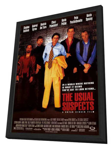 The Usual Suspects 11 x 17 Movie Poster - Style A - in Deluxe Aluminum Frame