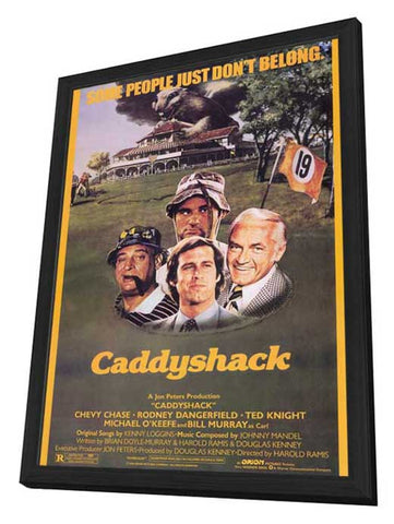 Caddyshack 11 x 17 Movie Poster - Style A - in Deluxe Aluminum Frame