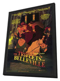 The Triplets of Belleville 11 x 17 Movie Poster - Style A - in Deluxe Aluminum Frame