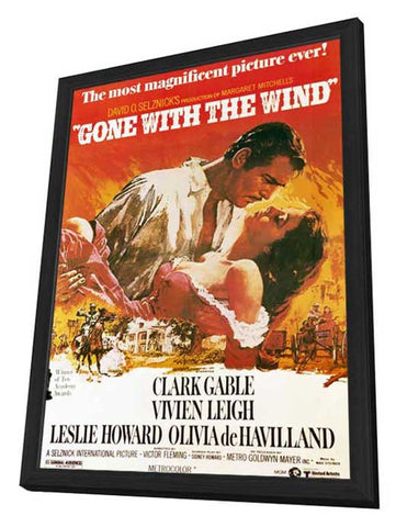 Gone With The Wind 11 x 17 Movie Poster - Style H - in Deluxe Aluminum Frame