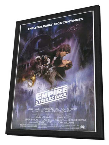 The Empire Strikes Back 11 x 17 Movie Poster - Style A - in Deluxe Aluminum Frame