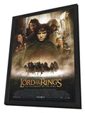 Lord of the Rings 1: The Fellowship of the Ring 11 x 17 Movie Poster - Style B - in Deluxe Aluminum Frame