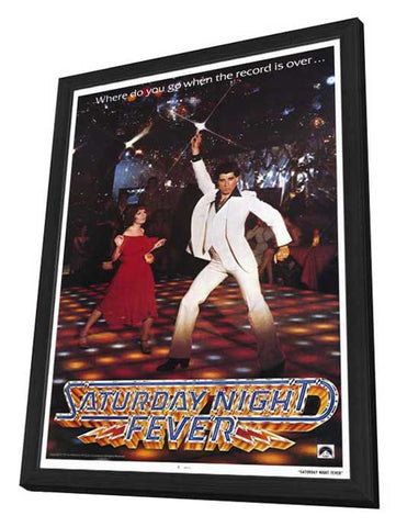 Saturday Night Fever 11 x 17 Movie Poster - Style A - in Deluxe Aluminum Frame