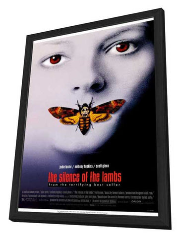 Silence of the Lambs 11 x 17 Movie Poster - Style A - in Deluxe Aluminum Frame