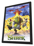 Shrek 11 x 17 Movie Poster - Style A - in Deluxe Aluminum Frame