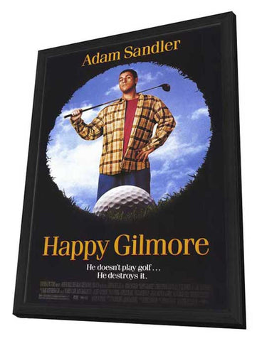 Happy Gilmore 11 x 17 Movie Poster - Style A - in Deluxe Aluminum Frame