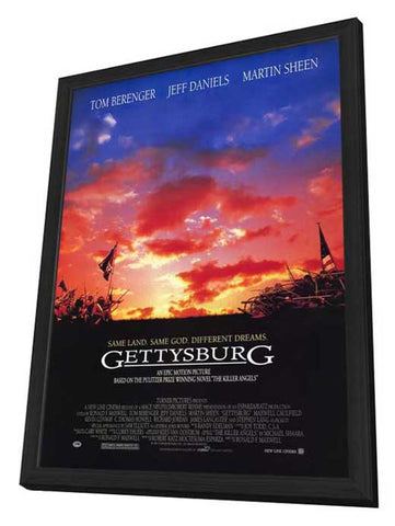 Gettysburg 11 x 17 Movie Poster - Style A - in Deluxe Aluminum Frame