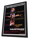 Goldfinger 11 x 17 Movie Poster - Style A - in Deluxe Aluminum Frame