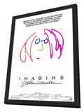 Imagine John Lennon 11 x 17 Movie Poster - Style A - in Deluxe Aluminum Frame