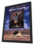 8 Seconds 11 x 17 Movie Poster - Style A - in Deluxe Aluminum Frame