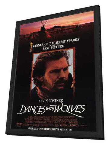 Dances With Wolves 11 x 17 Movie Poster - Style B - in Deluxe Aluminum Frame