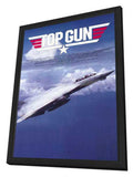 Top Gun 11 x 17 Movie Poster - Style C - in Deluxe Aluminum Frame