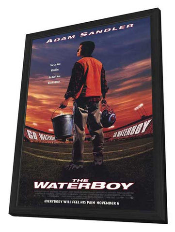 The Waterboy 11 x 17 Movie Poster - Style A - in Deluxe Aluminum Frame