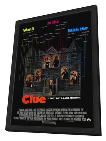 Clue 11 x 17 Movie Poster - Style A - in Deluxe Aluminum Frame