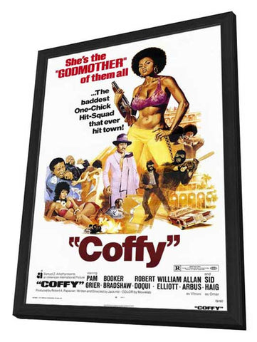 Coffy 11 x 17 Movie Poster - Style A - in Deluxe Aluminum Frame