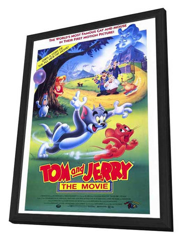 Tom and Jerry 11 x 17 Movie Poster - Style A - in Deluxe Aluminum Frame