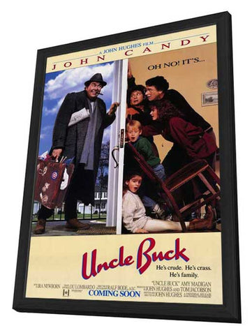 Uncle Buck 11 x 17 Movie Poster - Style A - in Deluxe Aluminum Frame