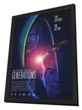 Star Trek: Generations 11 x 17 Movie Poster - Style A - in Deluxe Aluminum Frame