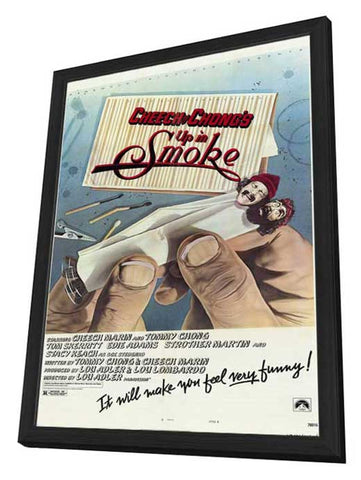 Cheech and Chong's Up in Smoke 11 x 17 Movie Poster - Style A - in Deluxe Aluminum Frame