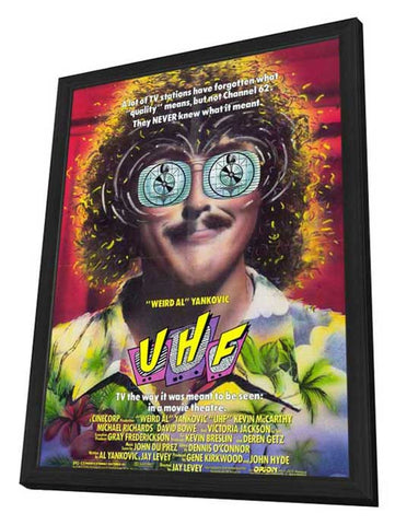UHF 11 x 17 Movie Poster - Style A - in Deluxe Aluminum Frame
