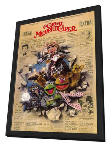 The Great Muppet Caper 11 x 17 Movie Poster - Style A - in Deluxe Aluminum Frame