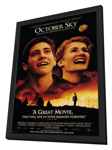 October Sky 11 x 17 Movie Poster - Style A - in Deluxe Aluminum Frame
