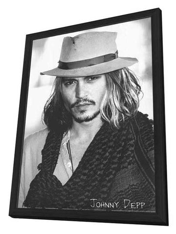 Johnny Depp 11 x 17 Movie Poster - Style B - in Deluxe Aluminum Frame