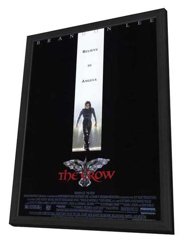 The Crow 11 x 17 Movie Poster - Style A - in Deluxe Aluminum Frame