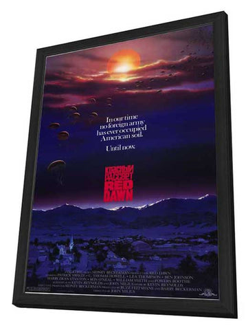 Red Dawn 11 x 17 Movie Poster - Style A - in Deluxe Wood Frame