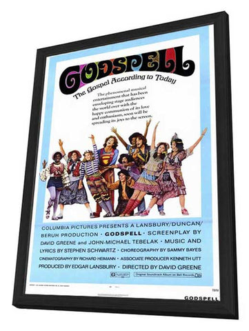 Godspell 11 x 17 Movie Poster - Style A - in Deluxe Aluminum Frame