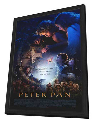 Peter Pan 11 x 17 Movie Poster - Style A - in Deluxe Aluminum Frame